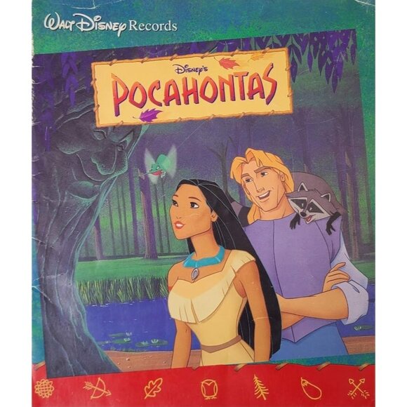 Disney Other - Disney's Pocahontas 1995 Illustrated Book Walt Disney  Story